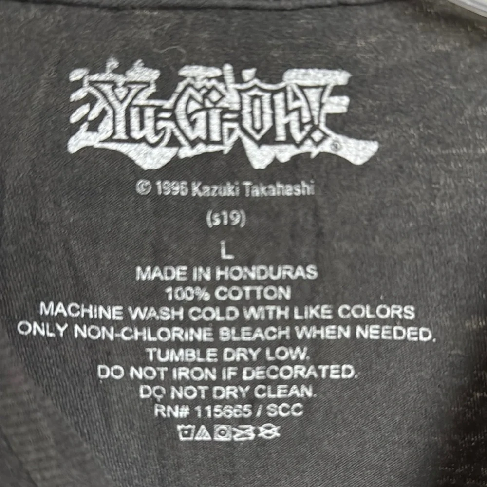 YU-GI-OH! Black Tee. Size Large. Pharaoh Throne graphic - Picture 4 of 6